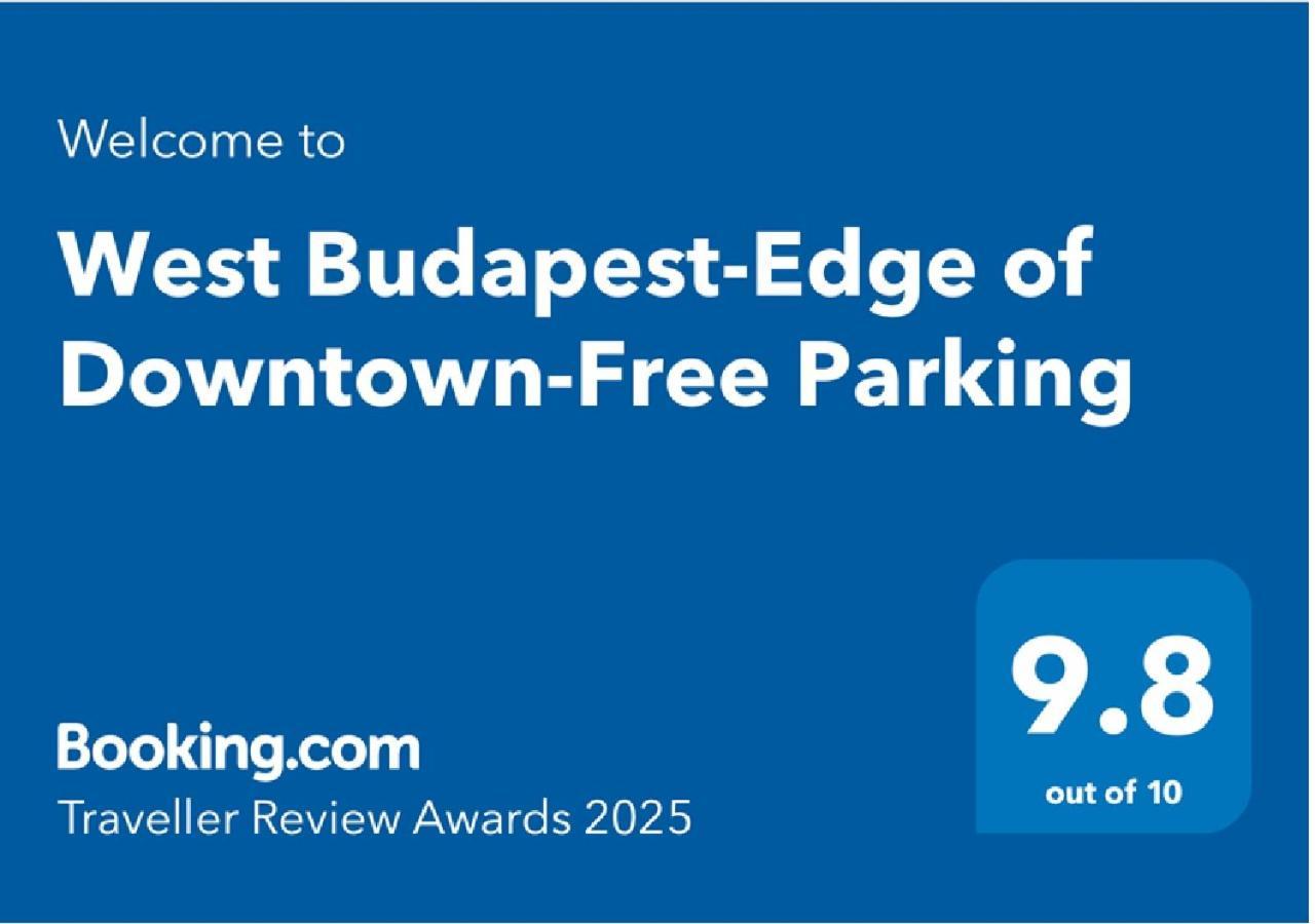 West Budapest-Edge Of Downtown-Free Parking Kültér fotó